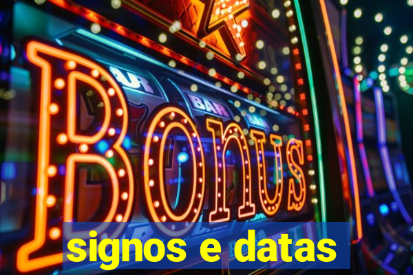 signos e datas